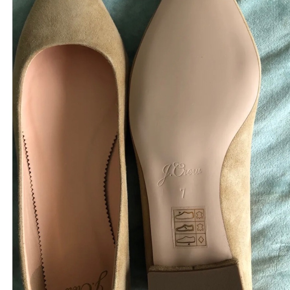 J Crew Elegant Tan Women's Flats - Picture 2 of 3